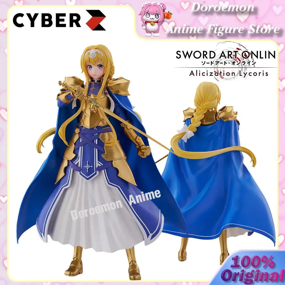 In Stock Original Cyberz Cantabile Sword Art Online Alice Zuberg Collectible Anime Game Beauty Model Toys Figures Decoration