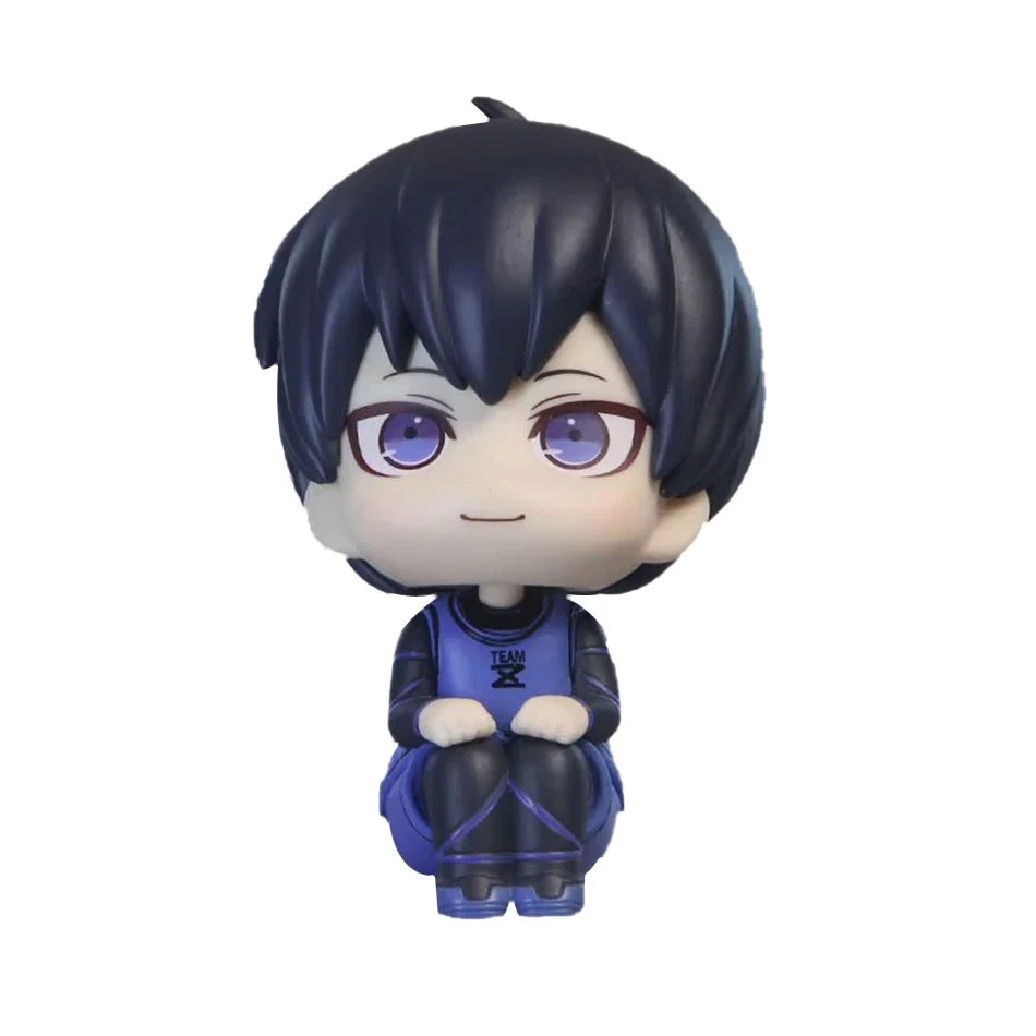 BLUE LOCK Action Figures Isagi Yoichi Bachira Meguru Anime Figure Kawaii Q Version Figurine Model Kids Toys Doll Gifts