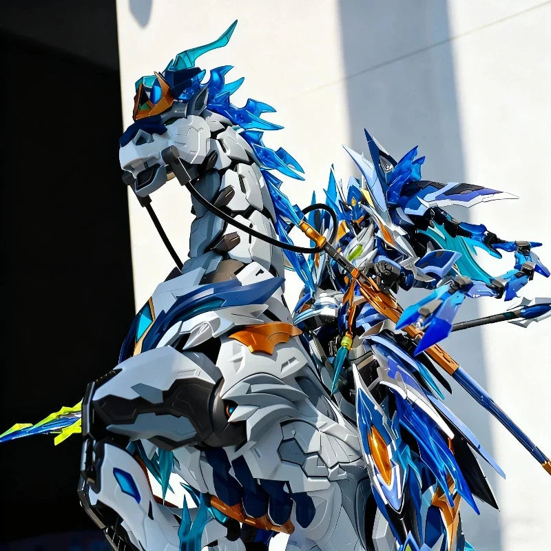 Motor Nuclear 1/10 Zhao Yun Action Figures Legend Of Star General Alloy Skeleton Mecha Model Kit Assembly Toy Collectible Gift