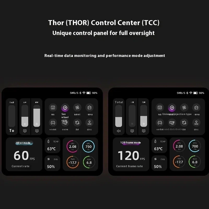 AYN Thor Dual Screen Flip Handheld Game Console 6" OLED 120 HZ 1080*1920 Screen SD 8Gen 2nd Version 16GB+1t Handheld Game Player
