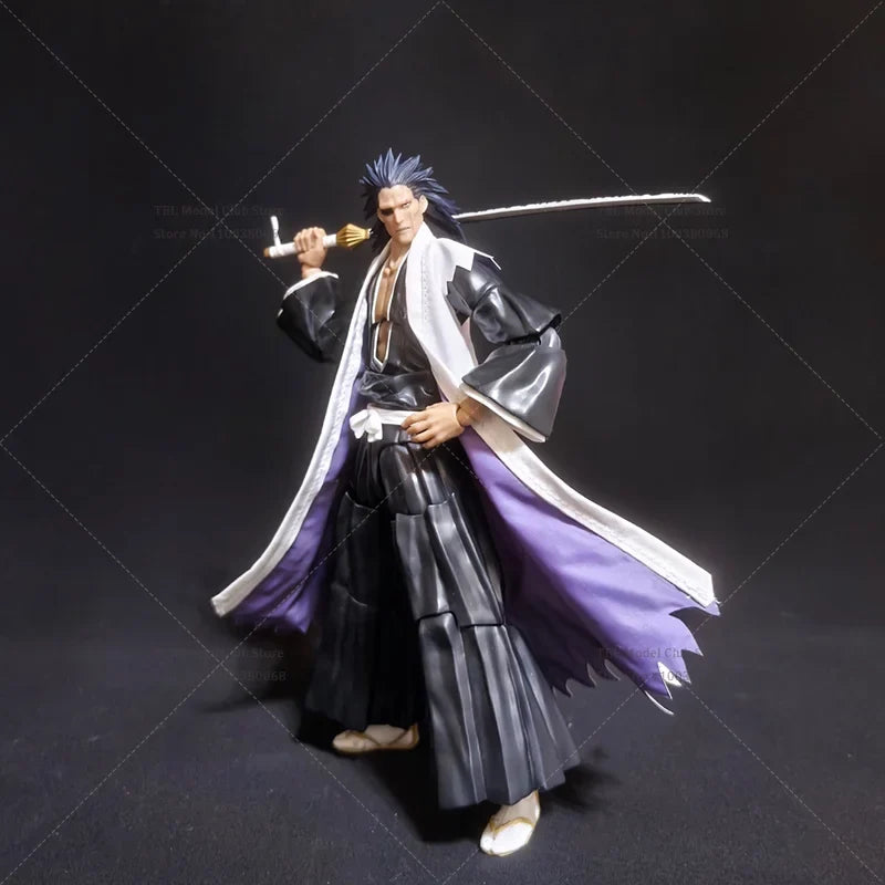 1/12 Scale Male Clothes Shinigami Zaraki Kenpachi Captain of Team Eleven Japanese Anime For SHF 6-inch Action Figure Soldier