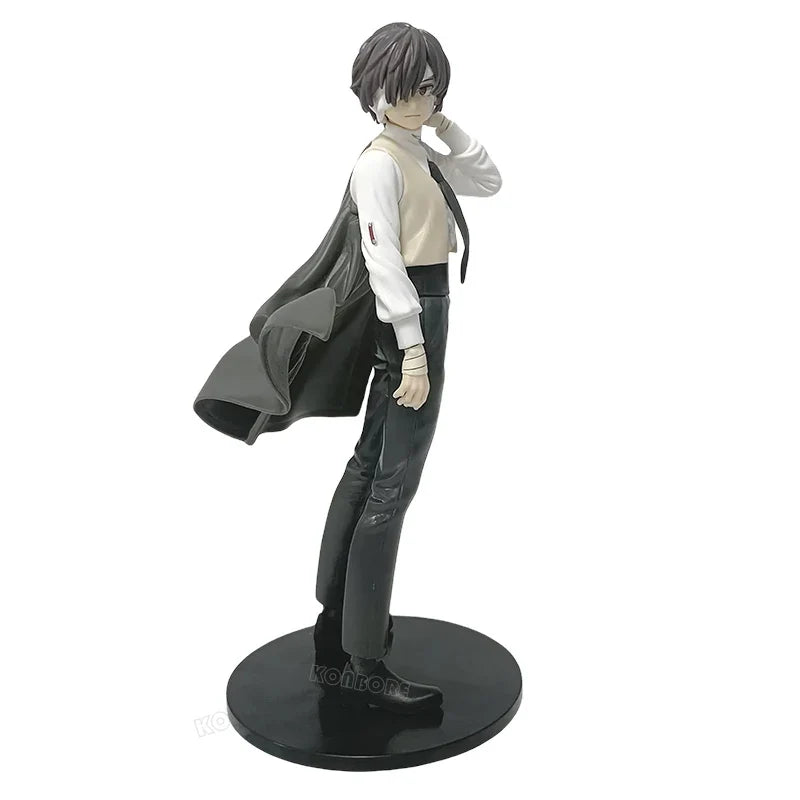 20cm Bungou Stray Dogs Nakahara Chuuya Anime Figure Dazai Osamu Action Figure Edogawa Rampo Figurine Collectible Model Doll Toys