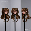 Presale Iminitoys M027 1/6 Beautiful Girl Xuan Head Sculpt Movable Eyes for 12-inch Female Soldier Action Figure Body