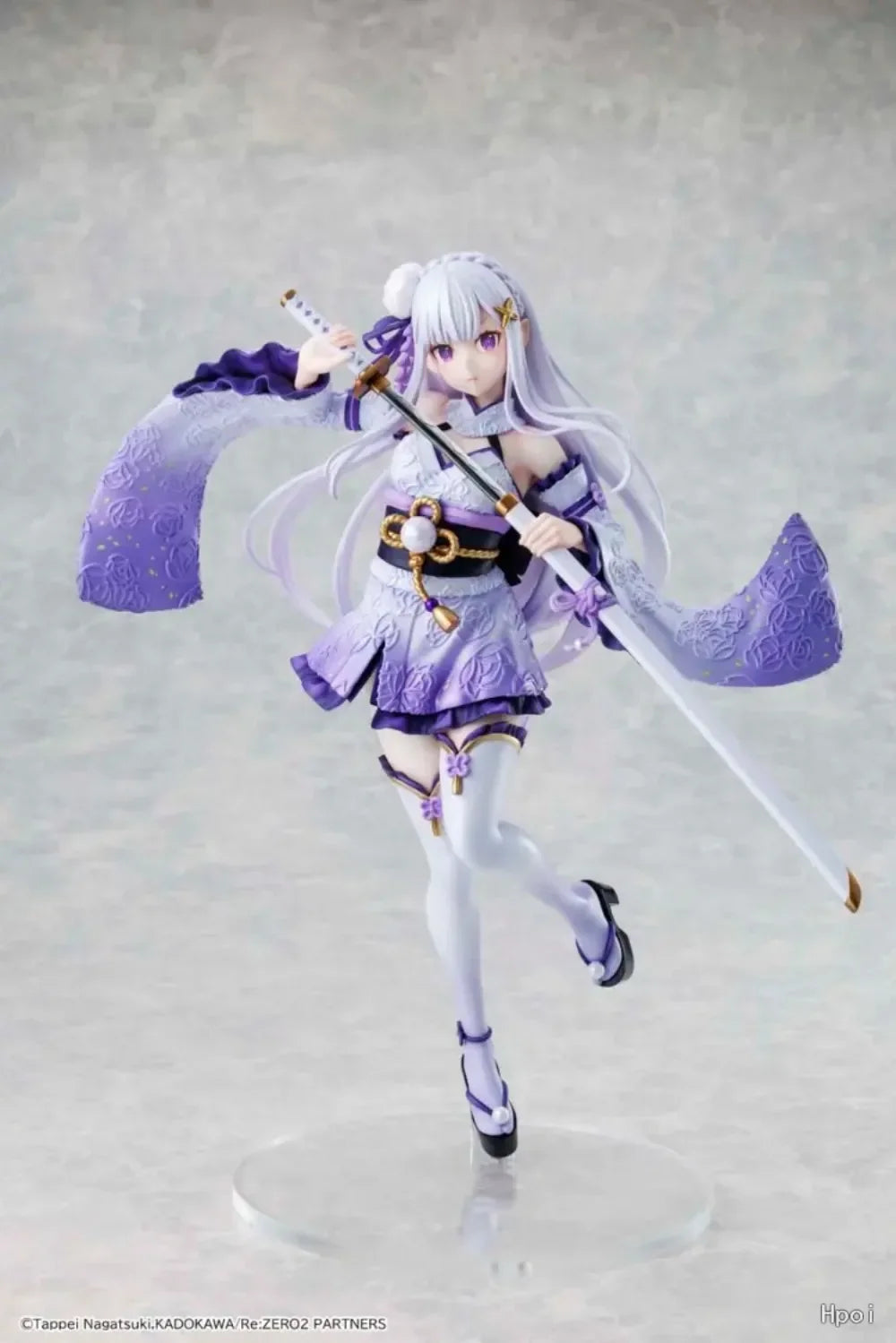 100% Original in Stock Kadokawa KDcolle Re:Zero Kara Hajimeru Isekai Seikatsu Emilia Combat Outfit Ver. Anime Figure Garage Kit