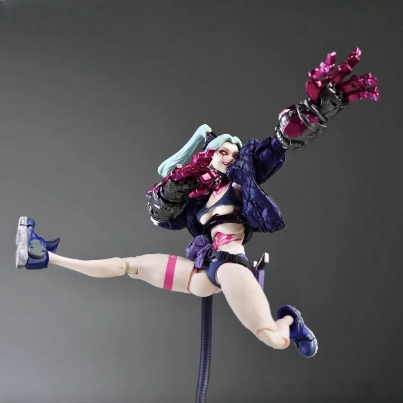 In Stock 1/12 Romankey Gun Girl Jessica Aster Action Figure Girlpla Frame Arms Girl Cyberpunk Edgerunners Rebecca Anime Toys