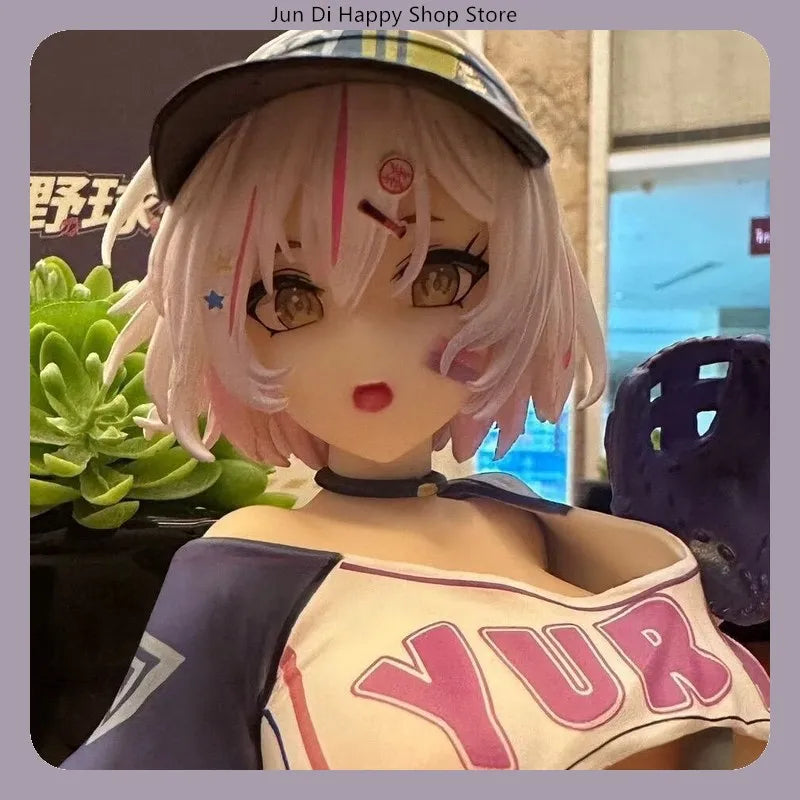 19cm Baseball Girl Anime Figure Model Statue Collection Desktop Decoration Ornament Toy Gift for Fans