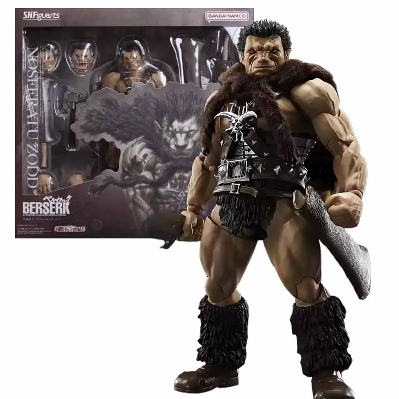 Bandai Original SHF Anime Figure BERSERK NOSFER ATU ZODD Action Figure Toys For Boys /Girls /Kids /Christmas Gift