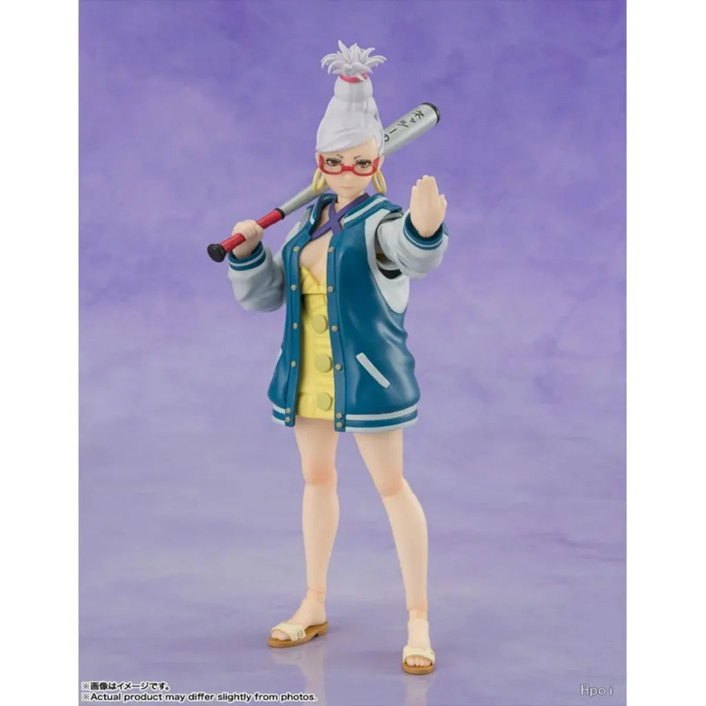 Genuine Bandai Original DAN DA DAN Figure Model Kits SHF Anime Figures Okarun Transformed Momoha Ayase Starlet  Action Model Toy