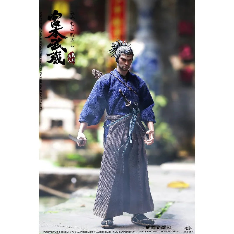 【 in Stock 】 ZGYKTOYS Original 1/6 L-001 Ronin Series Miyamoto Musashi 12 Inch Soldier Mobile Doll Model Toy Gift Collection