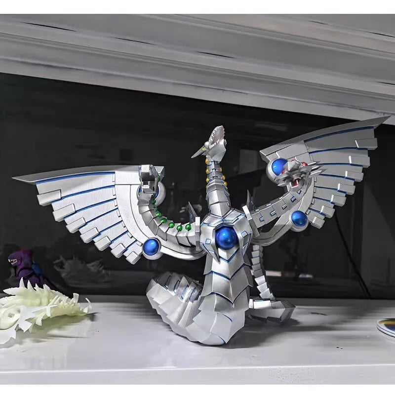 35cm Duel Monsters Figure Cyber End Dragon Handmade Customization Anime Collectible Model Desktop Ornaments Holiday Gifts Toys