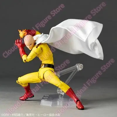 In Stock 100% Kaiyodo1/12 Revoltech Amazing Yamaguchi One Punch Man Saitama Genos PVC Anime Action Figures Model Toy