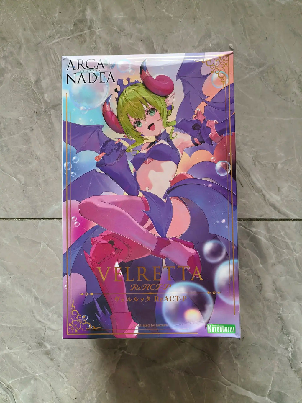 Original Kotobukiya Model Kit ARCANADEA LUMITEA VELRETTA Anime Action Figure Assembly Model Toys Gift