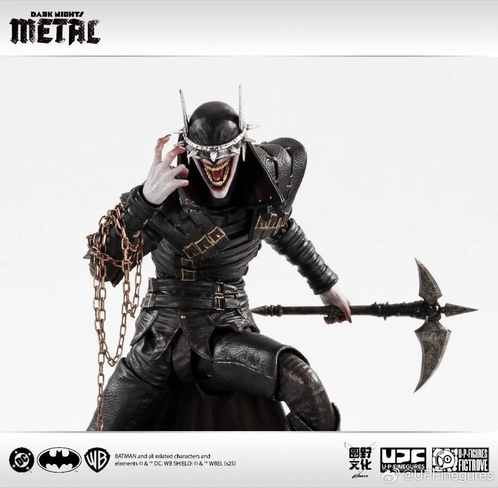 Original LPZZ UPFinegures Dark Nights Metal The Batman Who Laughs Laughing Bat  In Stock Anime Action Collection Figures Model