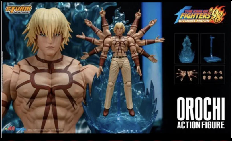New Storm Toys Original 1/12 King of Fighters 98 Orochi Special Color Snake SKKF04 Game Mobile Doll Model Handmade Toy Gift Spot