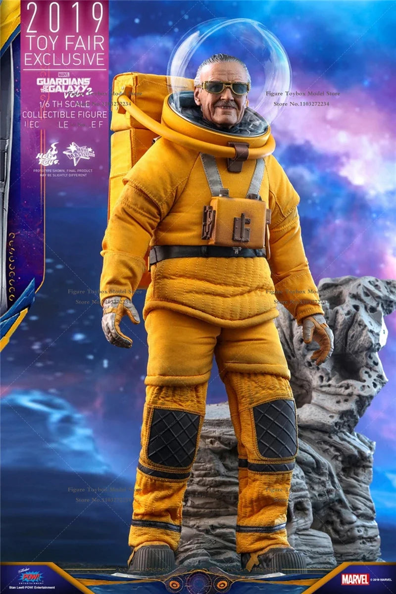 Hot Toys MMS545 HT 1/6  2019 Toy Fair Exclusive Soldier Guardians of the Galaxy Vol.2 Movie Original  Stan Lee Full Set Figure