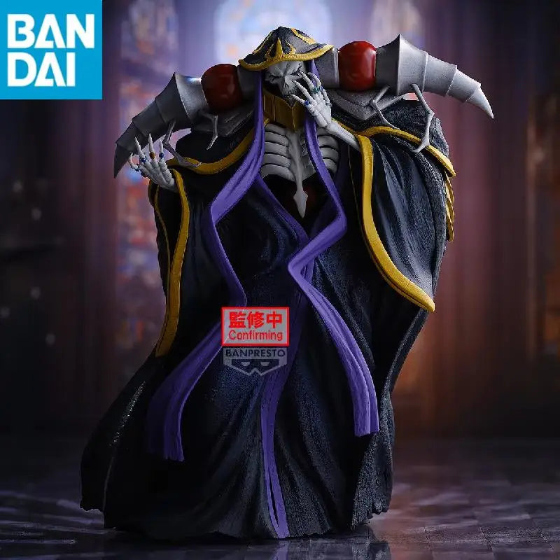 In Stock Original BANDAI NAMCO BANPRESTO OVERLORD Albedo Ainz Ooal Gown PVC Anime Figure Model Genuine Collector Figurine Toy