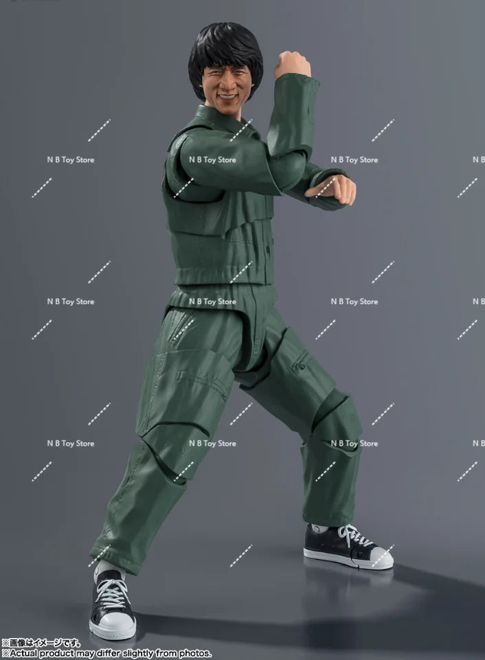 In Stock Bandai S.H.Figuarts SHF Police Story Jackie Chan Action Figure Model Toys Collect Gifts