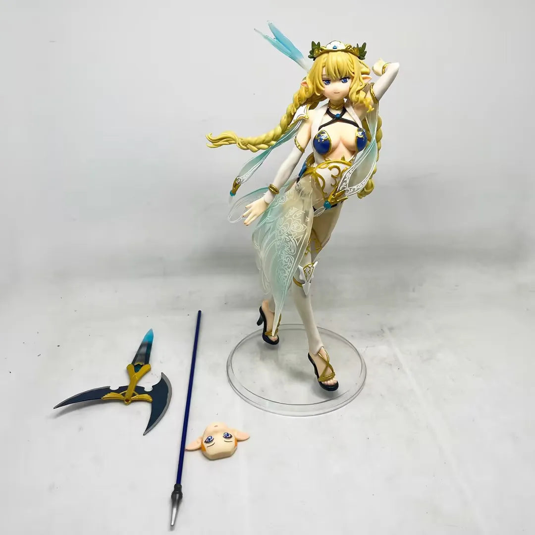 New 24cm Amiami Third Villager Anime Figure Lincia Pvc Action Figure Elf Village Beautiful Figurine Collectible Model Toys Gifts