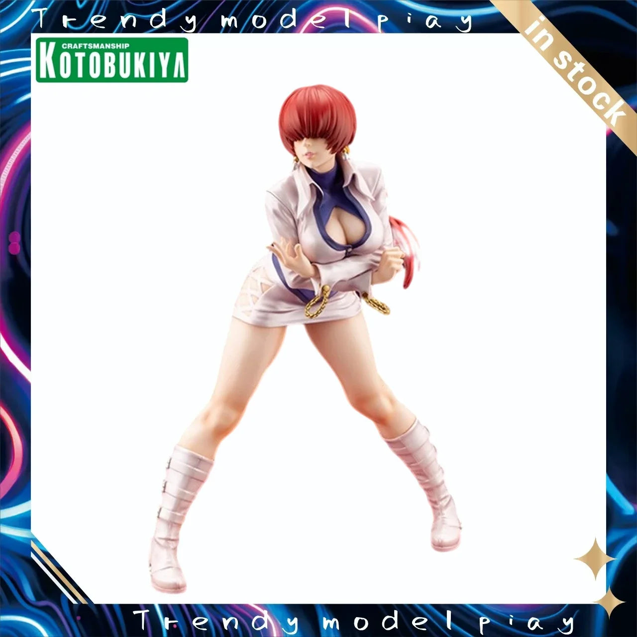 In Stock Original KOTOBUKIYA SNK BISHOUJO STATUE Furious Doubles Sharmi 1/7 Action Figures Figures Models Toys Gifts Collection