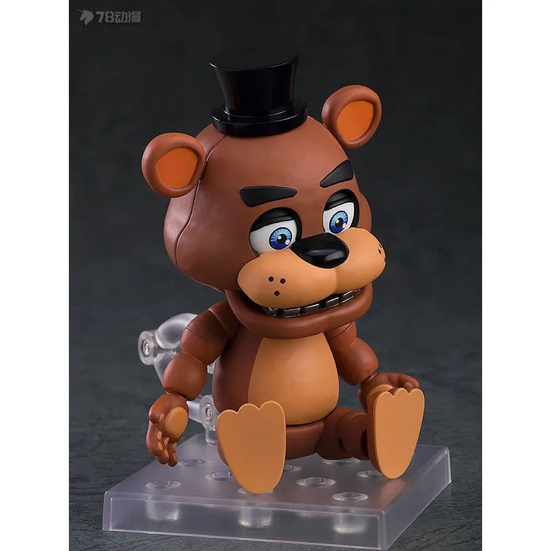 GSC Original Nendoroid The Five Nights Harem of Teddy Bear Series Freddie Fazbert Anime Action Figure Model Toys Gifts Fo Boys