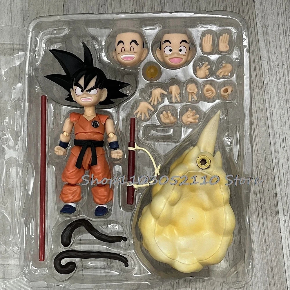 Dragon Ball Z Son Goku Figure Anime SHF Goku Gk Somersault Cloud Action Figurine Movable Collection Doll Model Toy Gifts