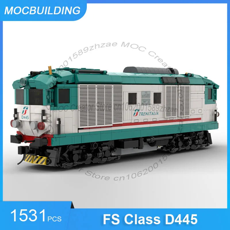MOC Building Blocks FS Class D445 Train Model DIY Assemble Bricks  Transportation Collection Display Creative Toys Gifts 1531PCS