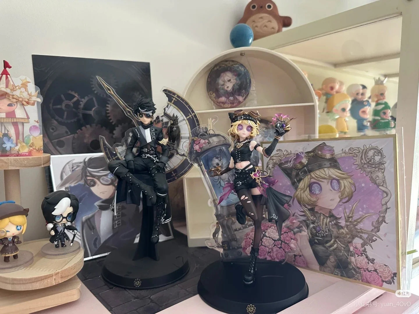 Identity V Aesop Improvisational Gardener Anime Figure Collectible Jack Priest Handwork Tabletop Display Lovely Gift