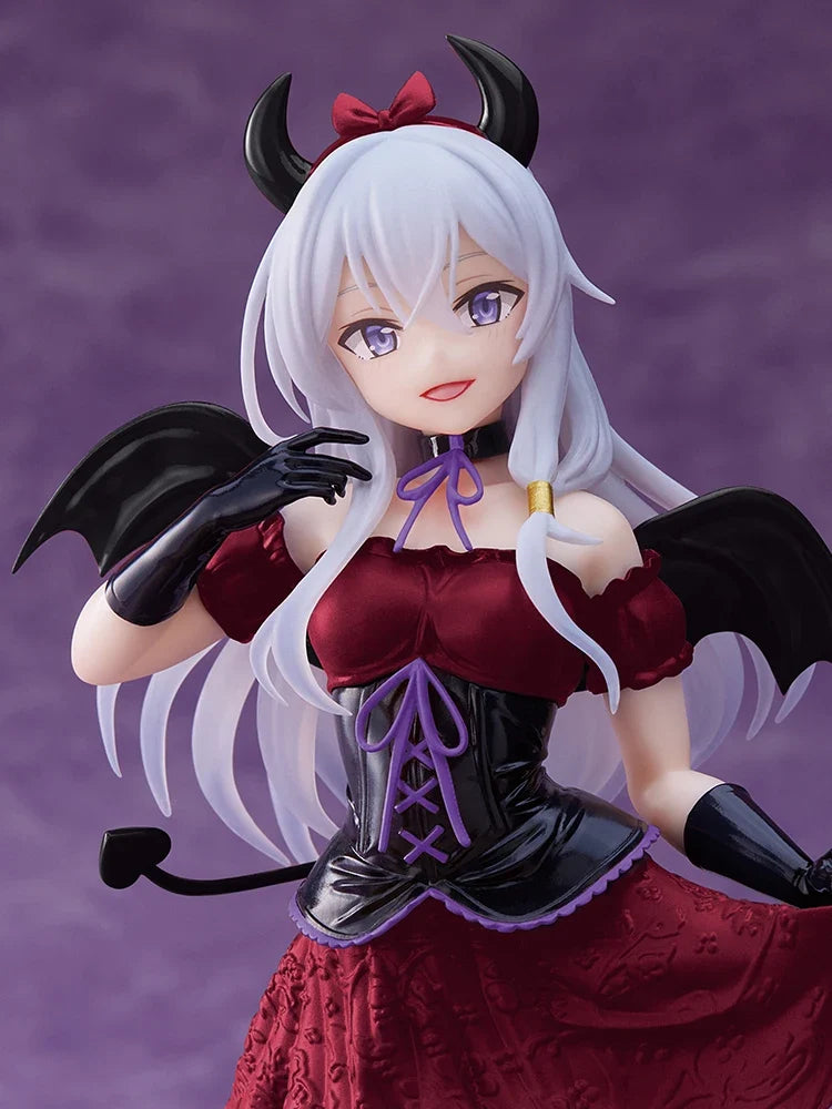 New In Stock Genuine Taito Coreful Wandering Witch: The Journey Of Elaina 18cm  Little Demon Ver. ~ Renewal Figurine Cute Model