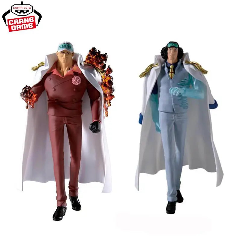 100% Genuine Bandai Namco Banpresto One Piece Logia The Borsalino Sakazuki Kuzan Pvc Figure Model Collector Ornament Toy Gift