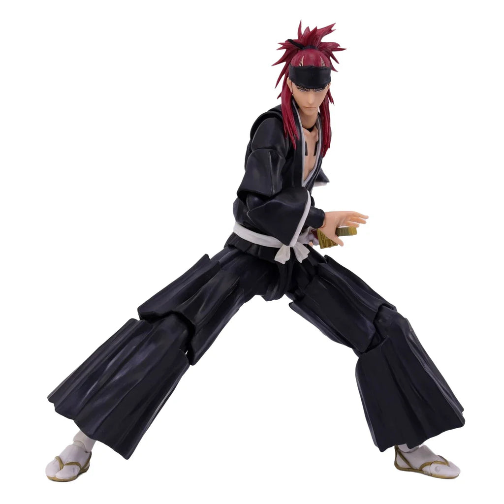 Genuine Bandai Original BLEACH Figure Model Kits S.H.Figuarts 1/12 Anime Figures Abarai Renji Action Model Toys Gift for Kids
