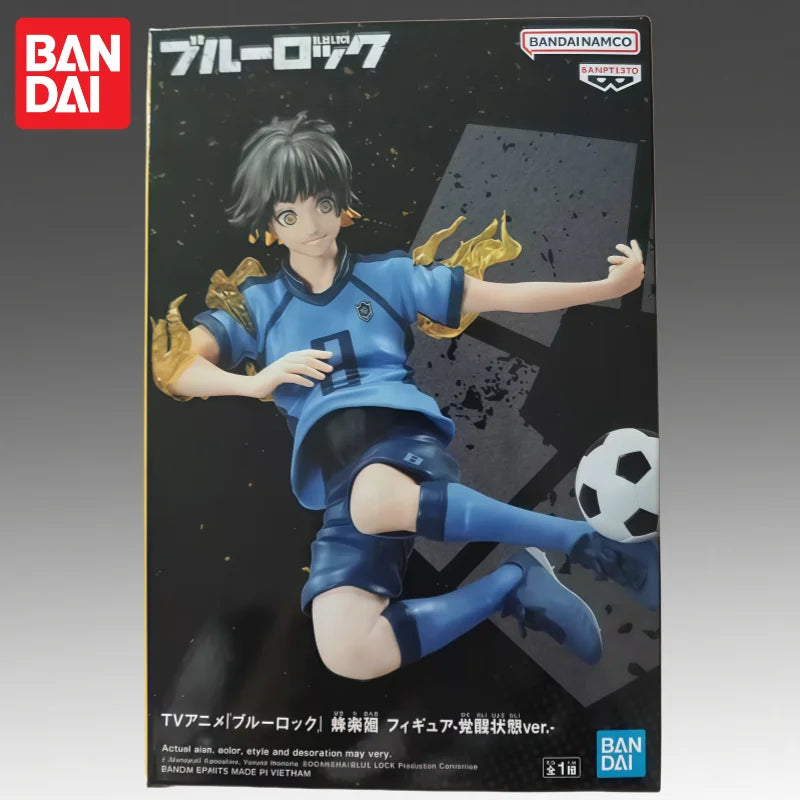 In Stock Bandai Original Banpresto Blue Lock Bachira Meguru Action Figure Model Doll Brand New Boxed Anime Characters Garage