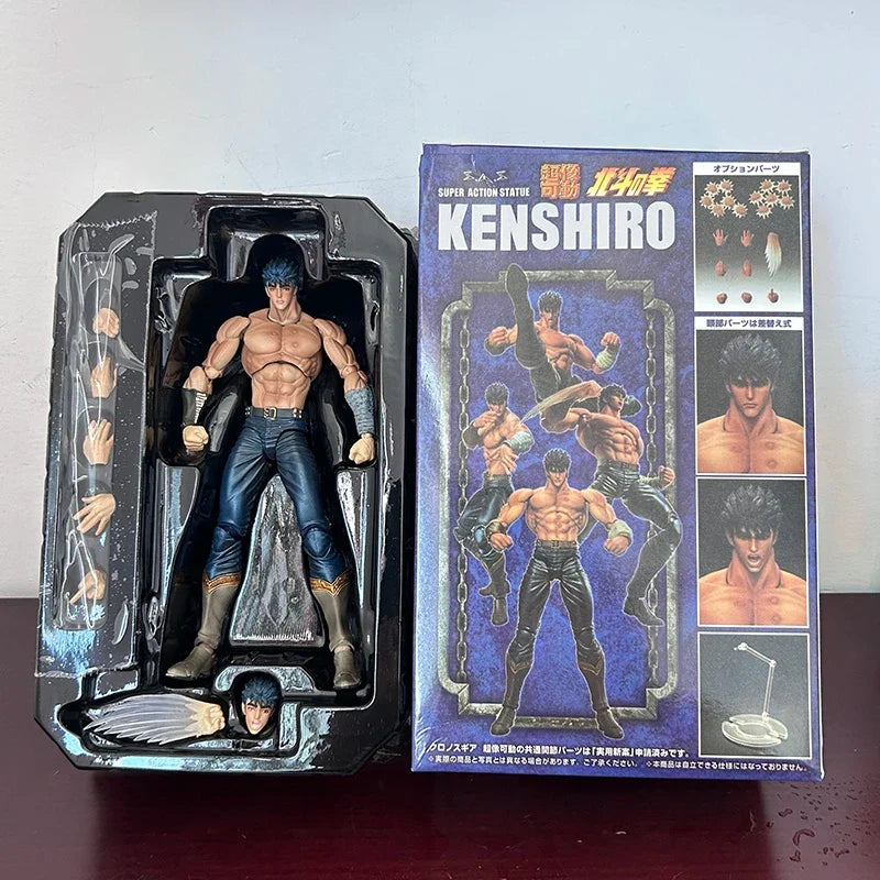 17cm Hokuto No Ken Kenshiro Figure Fist Of The North Star Action Figures Pvc Anime Model Collectible Action Toys Gift Decoration