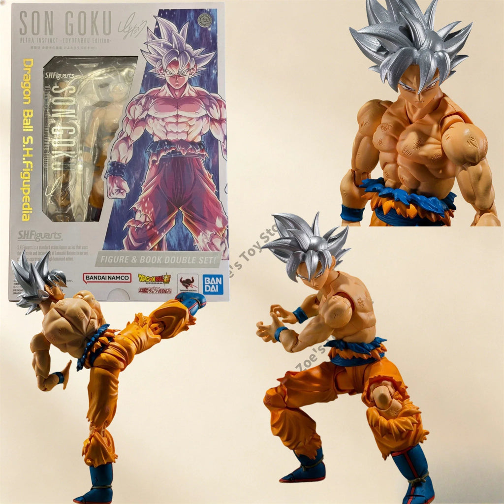 [Available] Bandai S.H.Figuarts Shf Son Goku Ultra Instinct Taro Toyota Edition Actionfigur Spielzeugmodell Geschenk