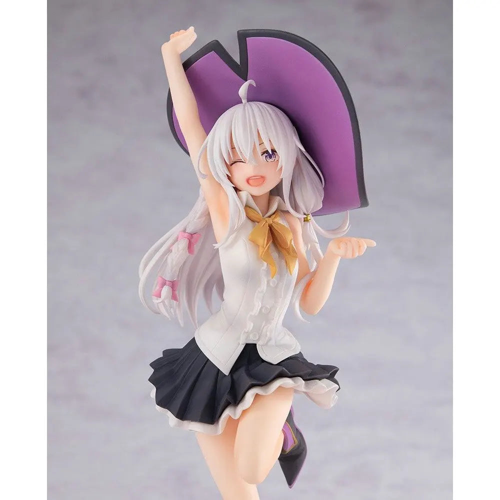19CM Anime Wandering Witch: The Journey of Elaina Figure Ilyina Standing Model Toy Wearing Hat Gift Collection Decorative PVC