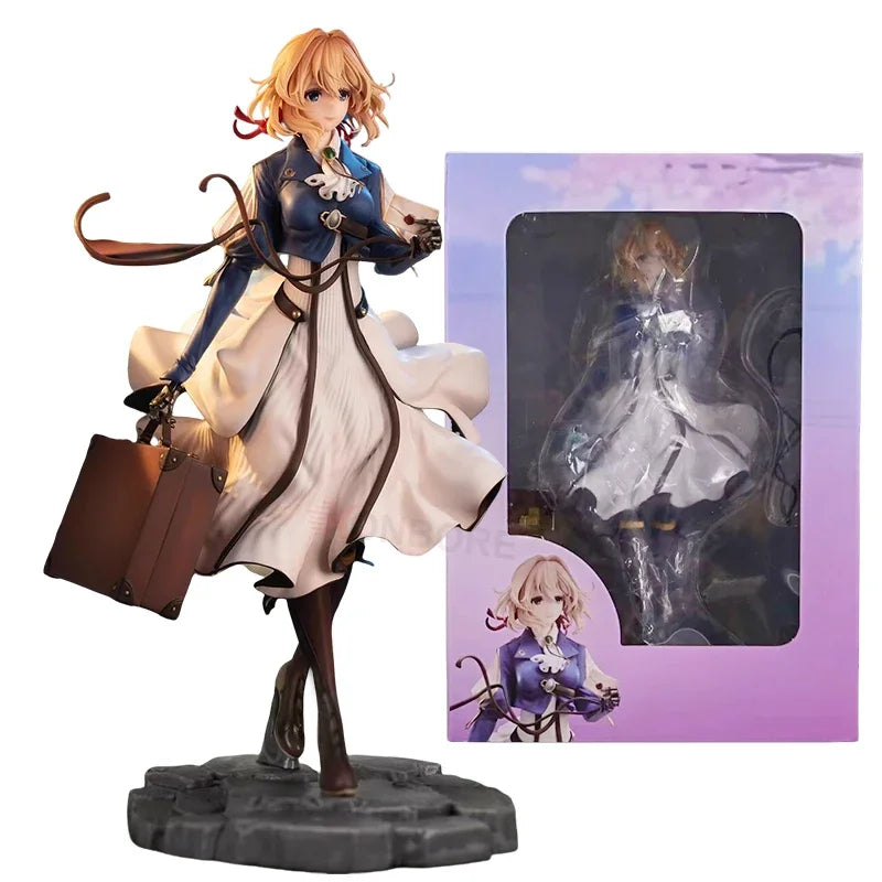 25cm Violet Evergarden Anime Girl Figure VIOLET EVERGARDEN Action Figure Eternal Garden Weier Figurine Collection Model Doll Toy
