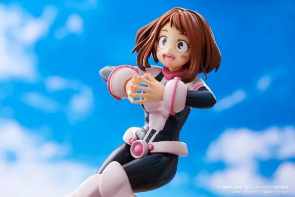 In Stock Original Genuine KOTOBUKIYA ARTFX J Uraraka Ochako 210mm My Hero Academia Anime Statue Collection Model Kit Ornament