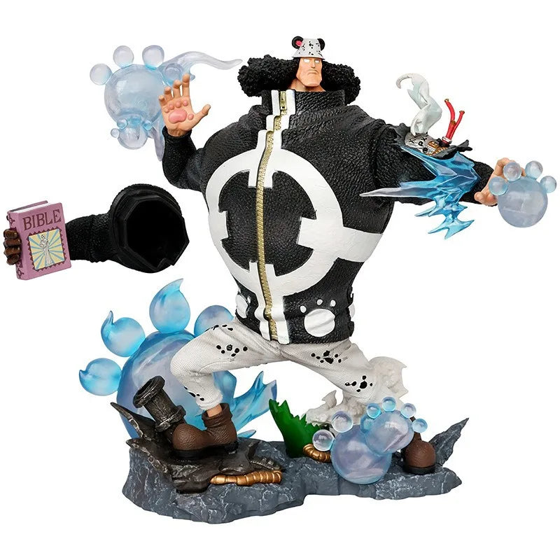 One Piece Tyrant Bartholomew Kuma Figure With Interchangeable Hands Anime Statue Model Warlord Collectible Gift