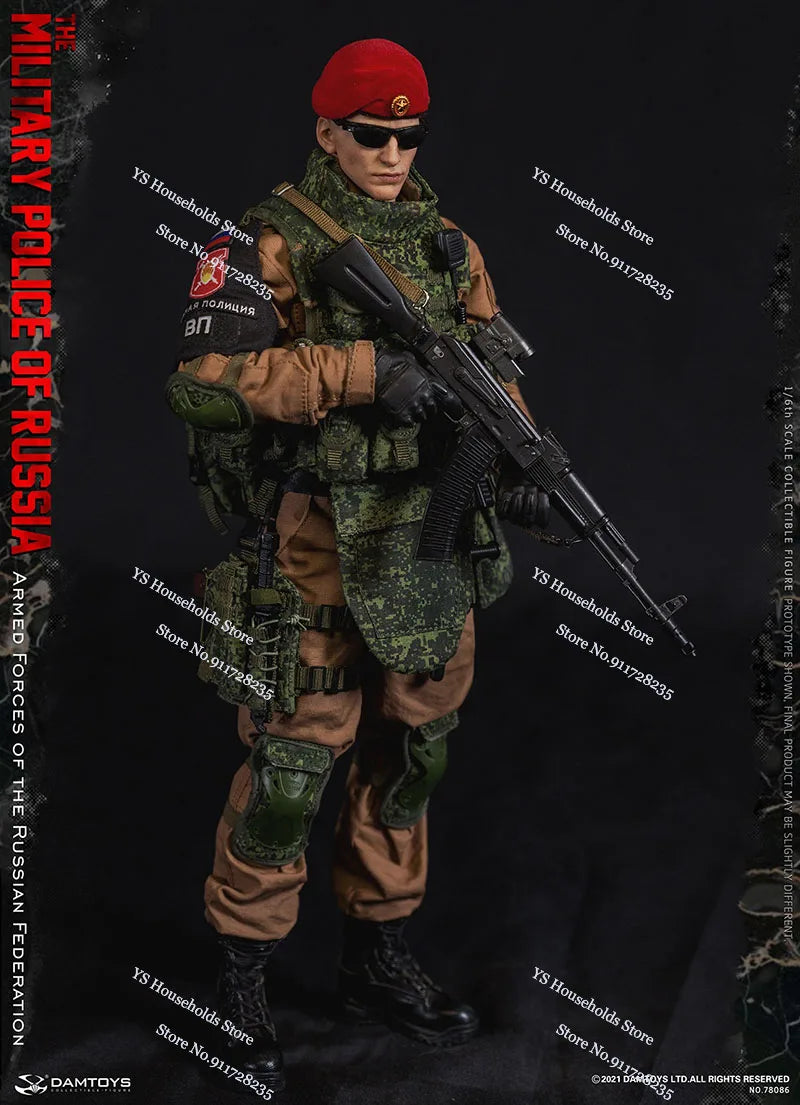 DAMTOYS DAM 78086 1/6 Armed Forces of the RUSSIAN MILITARY POLICE Man Soldier Model Delicate 12" Full Set Hobby Action Figure