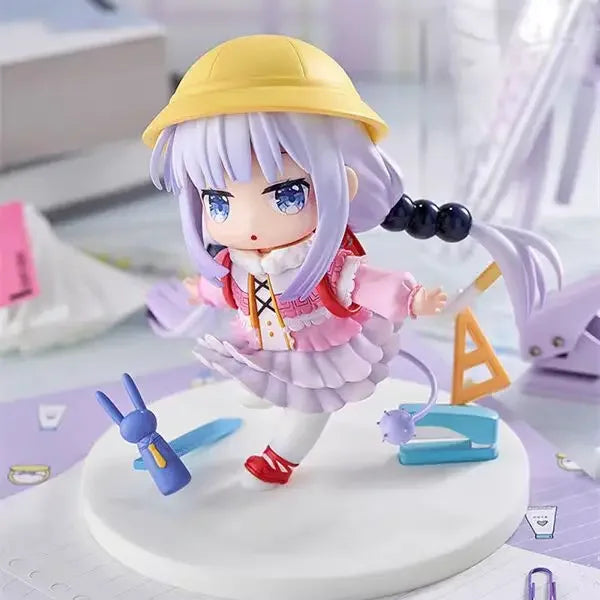 In Stock RIBOSE 17cm Miss Kobayashi's Dragon Maid Tohru Kanna Q Ver. Action Figure Collectible Model Gift