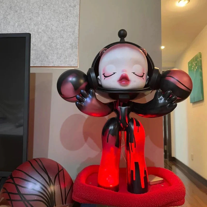 POPMART Original Genuine SP Red Crystal 1000%and400%MEGA Collectible SKULLPANDA Big Kid Figment Blind Box Surprise Birthday Gift