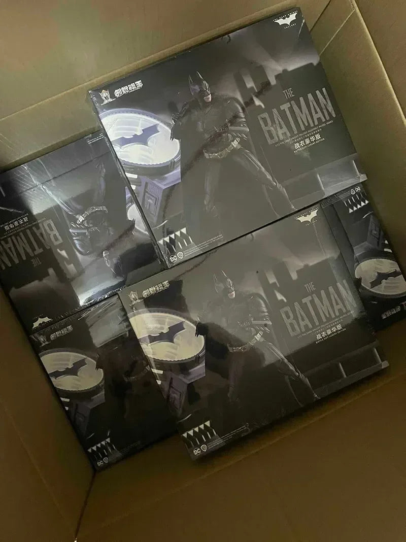 [In Stock] Batman the Dark Knight Trilogy Assembly Series Bat Signal light Battle Suit Action Figure Figurine Gifts Toys