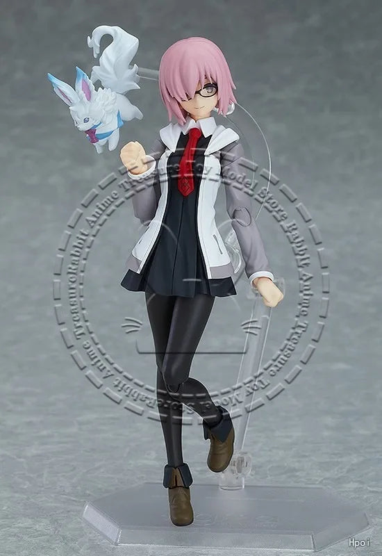 In Stock Original Genuine GSC figma Fate Grand Order Mash Kyrielight & Fou EX-51 Articulated Anime Figure Collectible Display