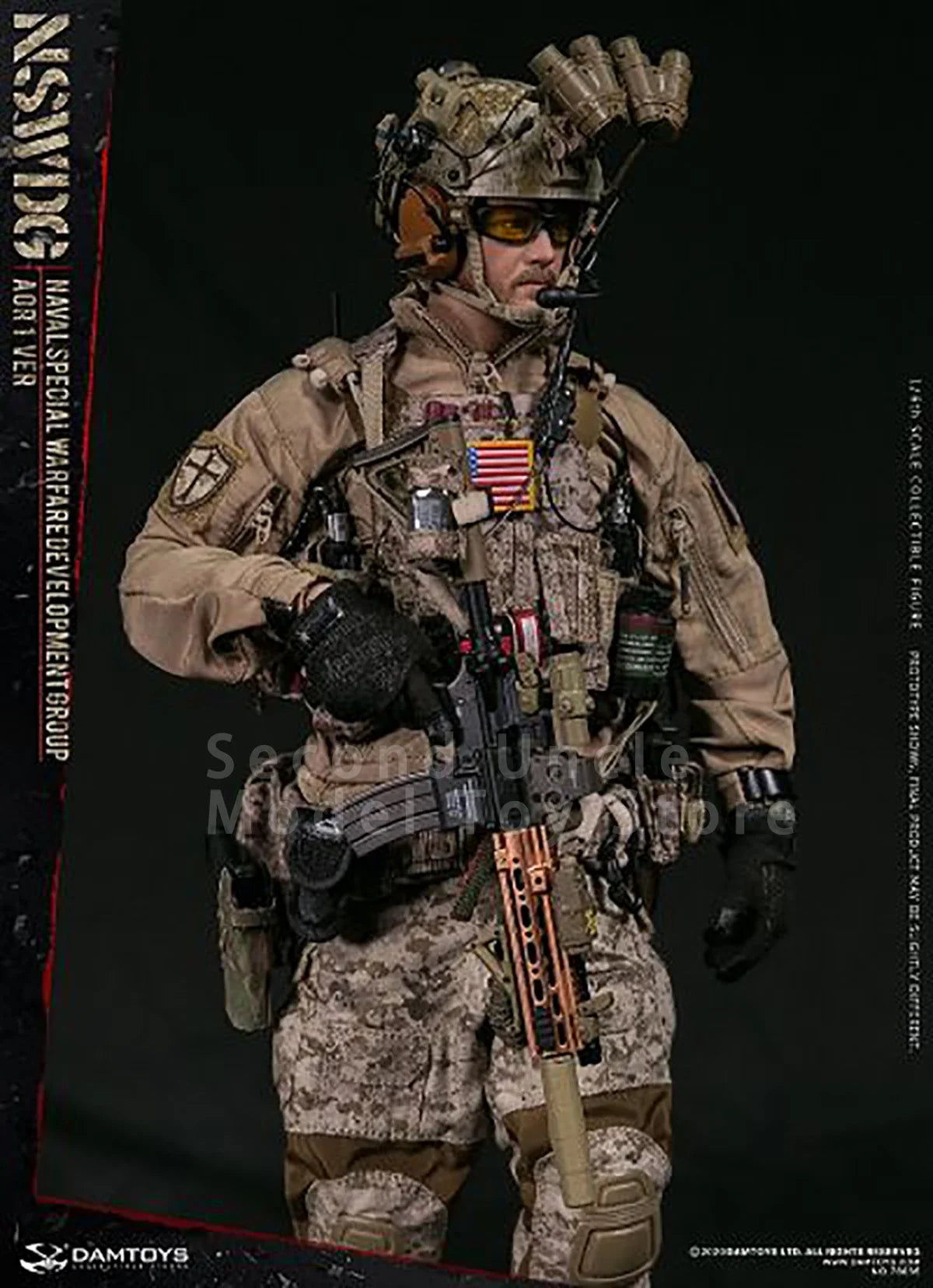 DAMTOYS DAM78065 1/6 NSWDG Naval Special Warfare Development Group AOR1 Version Male Soldier Action Figure Model Toy ﻿
