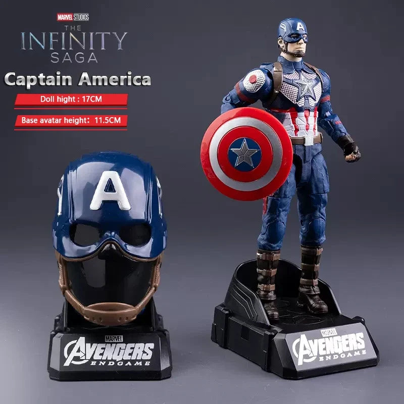 Marvel Legends Series Iron Man Captain America Ant-Man 1/12 Scale Deformable Anime Action Figure Model Kids Birthday Gift Toys