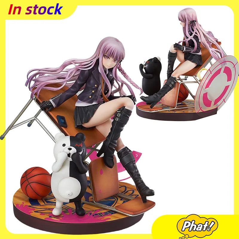 【100%original】Phat Company in Stock Danganronpa: The Animation - Kirigiri Kyouko - Monokuma 1/8 Garage Kit Action Figure