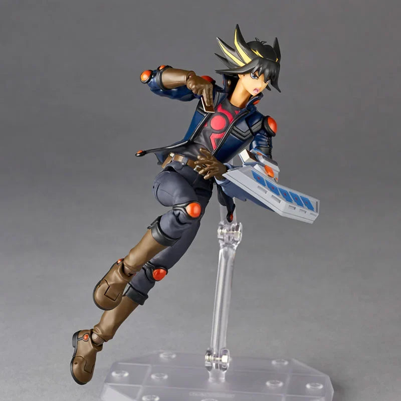 In Stock Original KAIYODO Revoltech Yu Gi Oh 5D's Yusei Fudo Anime Action Collection Figures Model Toys