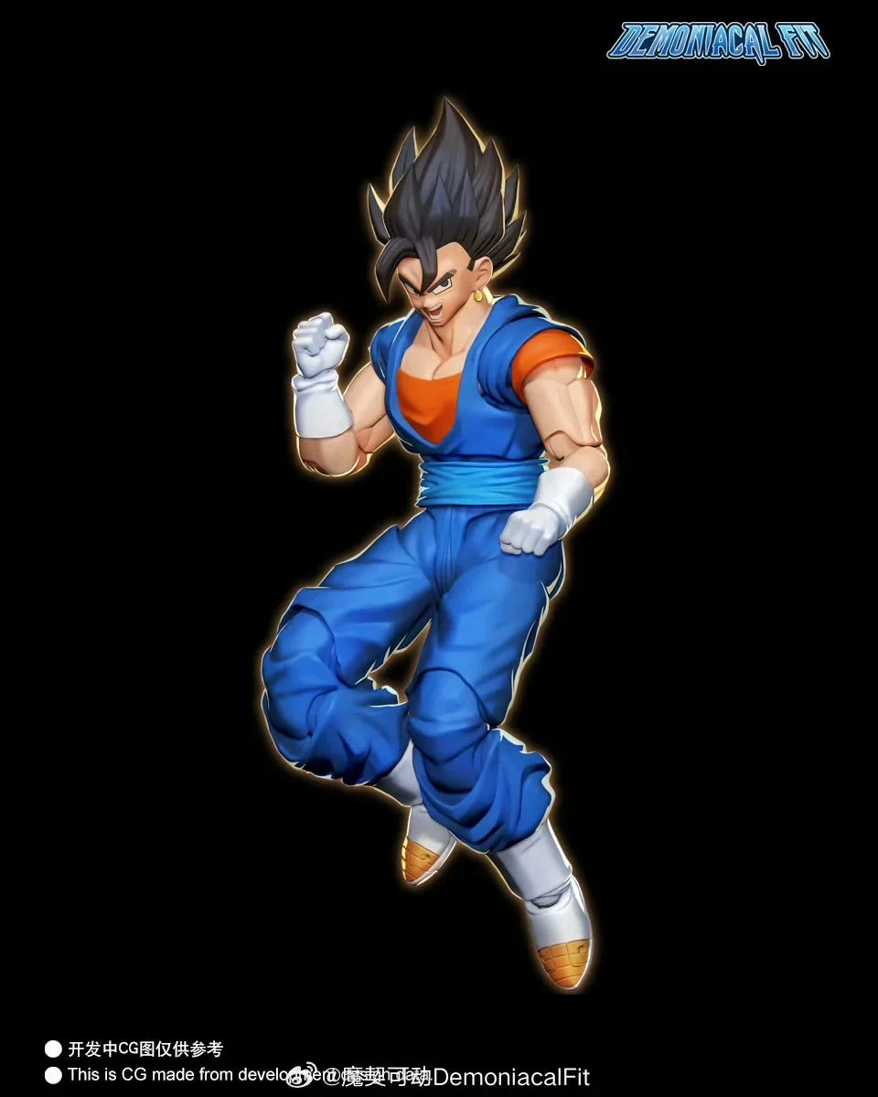 New-hot Demoniacal Fit Vegetto Dragon Ball Z Anime Figure SHF Super Saiyan SSJ Vegetto Action Figure Model Statue Toys Gifts