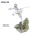24cm Nier: Automata 2b Combat Posture Collectible Pvc Figure Mechanical Lifeform Statue Desktop Decoration For Gamer Anime Model