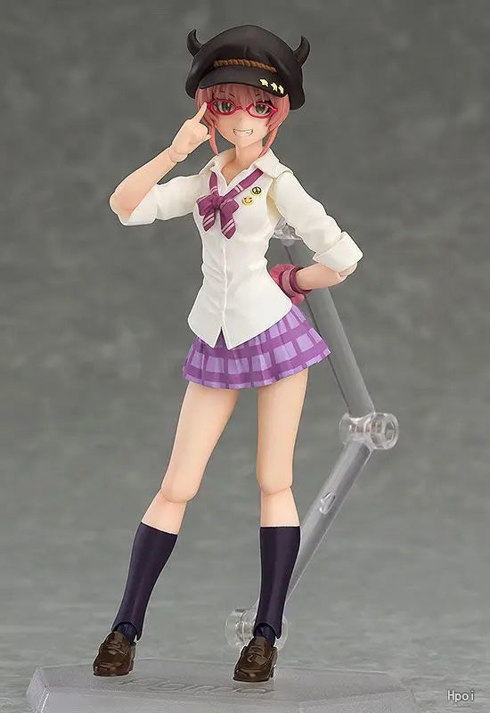 Original Max Factory Figma#268 THE IDOLM@STER Cinderella Girls Jougasaki Mika Anime Figure Model Toy Gift Collection