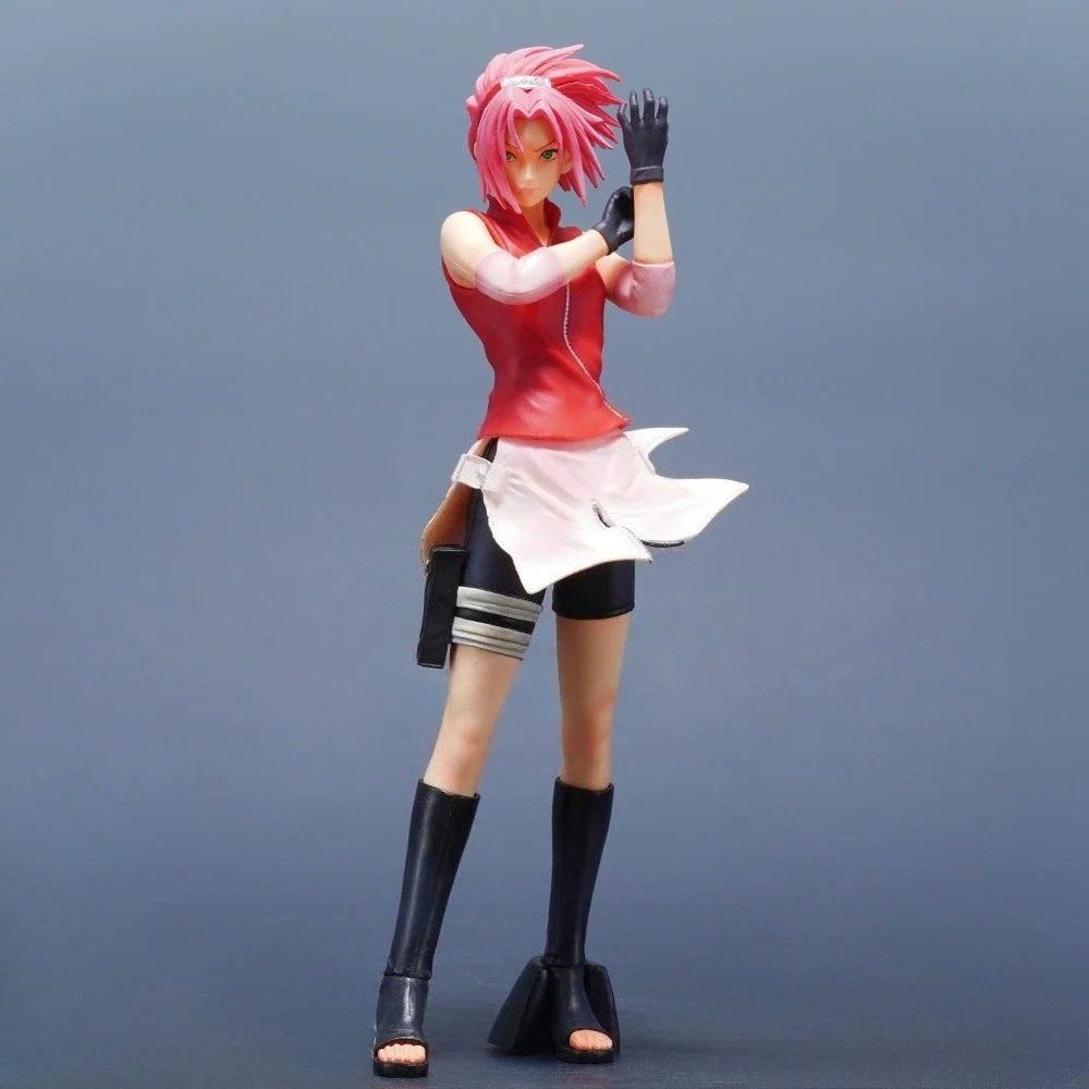 27.5cm/10.83in Anime NARUTO Figure Haruno Sakura Action Figures Pvc Statue Desktop Ornamen Collection Model Toys Gifts